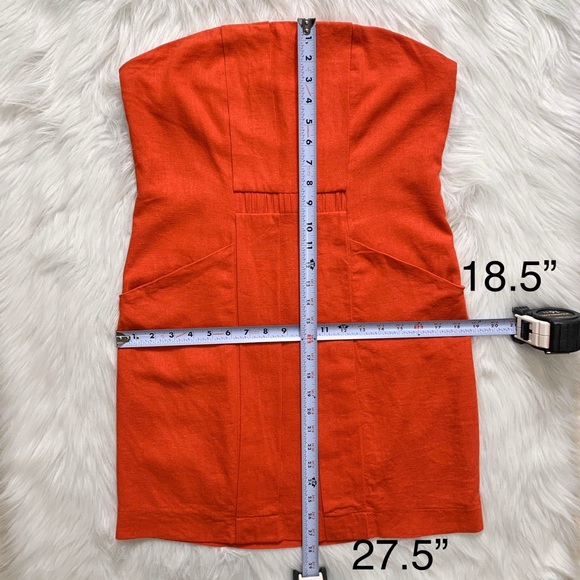 SOLD-Urban Outfitters Linen Blend Pocket SunDress - Picture 8 of 8